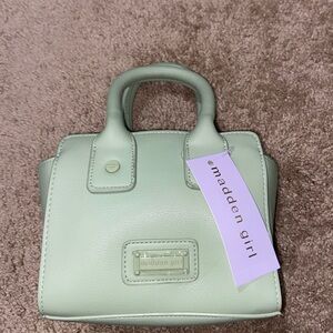 NWT Madden Girl Mint Green Handbag